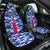 Japan Football Car Seat Cover Come On Samurai Blue - Wonder Print Shop