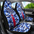 Japan Football Car Seat Cover Come On Samurai Blue - Wonder Print Shop