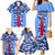 Japan Football Family Matching Mermaid Dress and Hawaiian Shirt Come On Samurai Blue - Wonder Print Shop