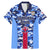 Japan Football Family Matching Mermaid Dress and Hawaiian Shirt Come On Samurai Blue - Wonder Print Shop