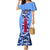 Japan Football Family Matching Mermaid Dress and Hawaiian Shirt Come On Samurai Blue - Wonder Print Shop