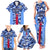 Japan Football Family Matching Tank Maxi Dress and Hawaiian Shirt Come On Samurai Blue - Wonder Print Shop