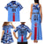 Japan Football Family Matching Tank Maxi Dress and Hawaiian Shirt Come On Samurai Blue - Wonder Print Shop