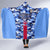 Japan Football Hooded Blanket Come On Samurai Blue