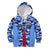 Japan Football Kid Hoodie Come On Samurai Blue - Wonder Print Shop