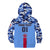 Japan Football Kid Hoodie Come On Samurai Blue - Wonder Print Shop