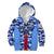 Japan Football Kid Hoodie Come On Samurai Blue - Wonder Print Shop