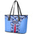 Japan Football Leather Tote Bag Come On Samurai Blue - Wonder Print Shop