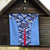 Japan Football Quilt Come On Samurai Blue