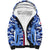 Japan Football Sherpa Hoodie Come On Samurai Blue - Wonder Print Shop