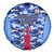 Japan Football Spare Tire Cover Come On Samurai Blue - Wonder Print Shop