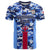 Japan Football T Shirt Come On Samurai Blue - Wonder Print Shop