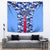 Japan Football Tapestry Come On Samurai Blue