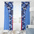 Japan Football Window Curtain Come On Samurai Blue - Wonder Print Shop