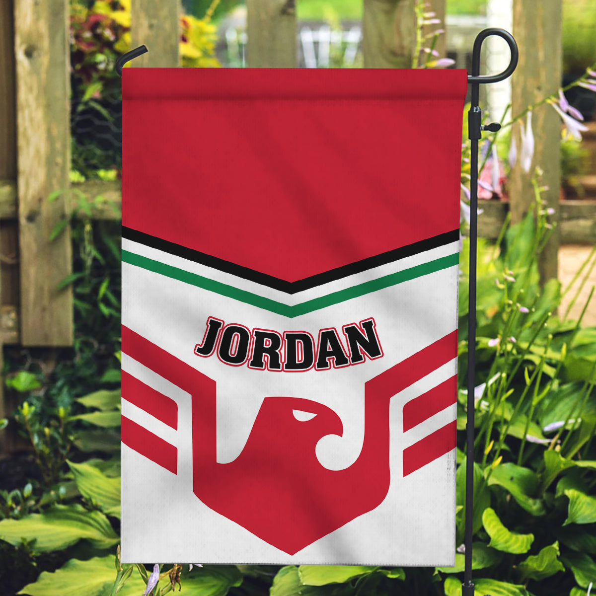 Jordan Football Garden Flag The Chivalrous Go Champion - Wonder Print Shop