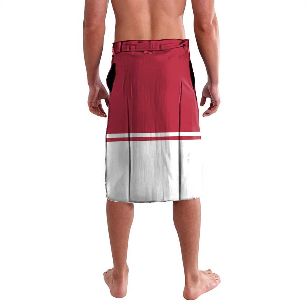 Personalized California Republic Lavalava Red Star The Bear Flag