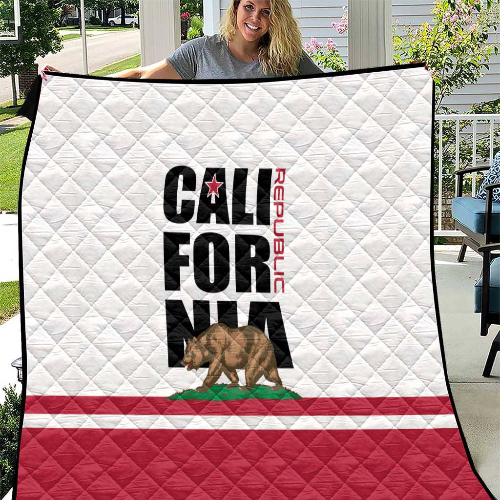 California Republic Quilt Red Star The Bear Flag