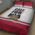 California Republic Quilt Bed Set Red Star The Bear Flag