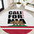 California Republic Round Carpet Red Star The Bear Flag