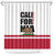 California Republic Shower Curtain Red Star The Bear Flag