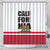 California Republic Shower Curtain Red Star The Bear Flag