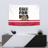 California Republic Tapestry Red Star The Bear Flag