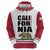 Personalized California Republic Zip Hoodie Red Star The Bear Flag