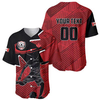 Custom Canada Soccer Baseball Jersey Maple Leaf Together We Rise