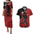 Custom Canada Soccer Couples Matching Puletasi and Hawaiian Shirt Maple Leaf Together We Rise