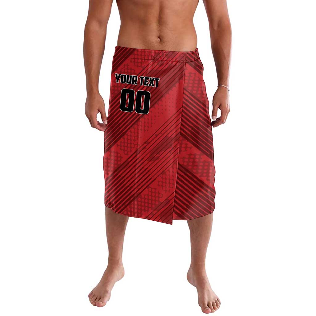 Custom Canada Soccer Lavalava Maple Leaf Together We Rise