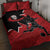 Canada Soccer Quilt Bed Set Maple Leaf Together We Rise