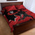 Canada Soccer Quilt Bed Set Maple Leaf Together We Rise