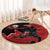 Canada Soccer Round Carpet Maple Leaf Together We Rise