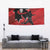 Canada Soccer Tapestry Maple Leaf Together We Rise