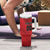 Custom Canada Soccer Tumbler With Handle Maple Leaf Together We Rise