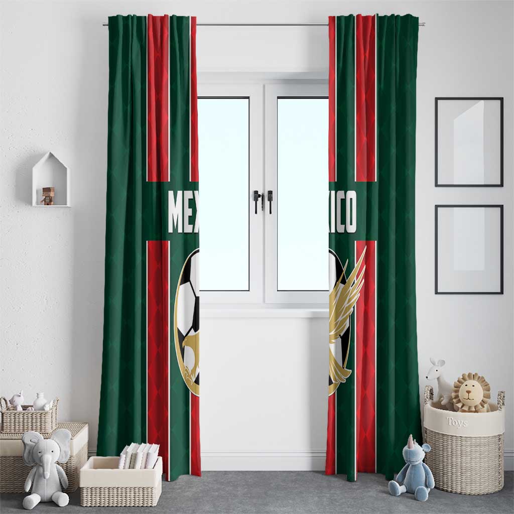 Mexico Football Window Curtain Siempre Con El Tri