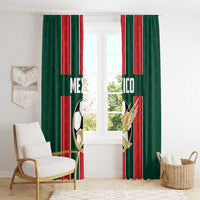 Mexico Football Window Curtain Siempre Con El Tri
