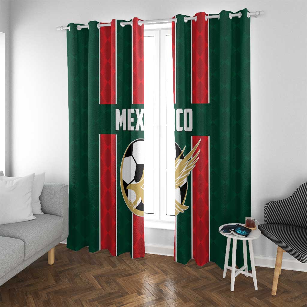Mexico Football Window Curtain Siempre Con El Tri