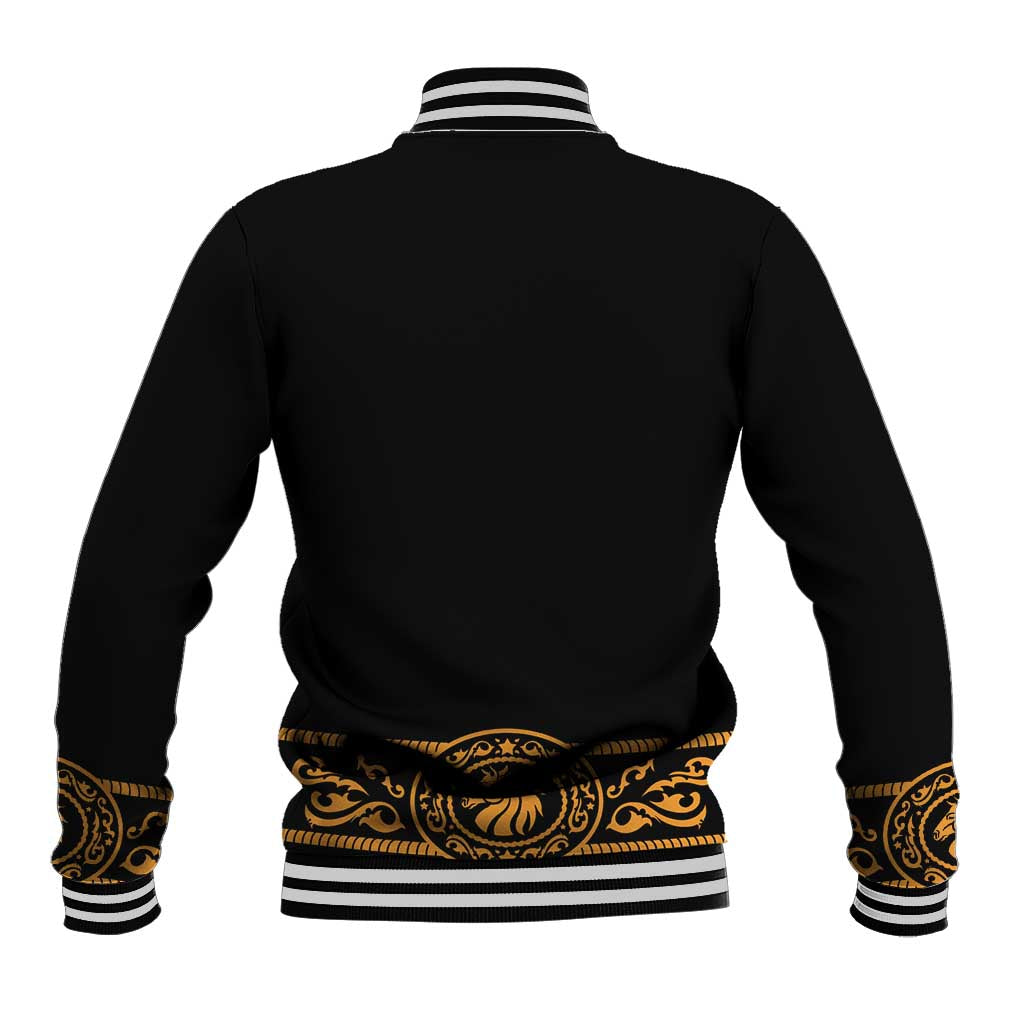 Mexican Mariachi Charro Suit Stylized Baseball Jacket Cinco de Mayo Fiesta