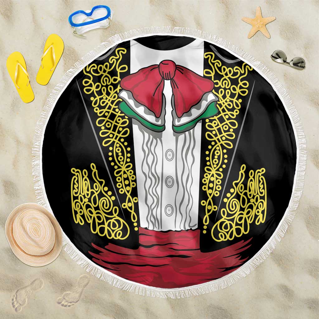Mexican Charro Suit Stylized Beach Blanket Cinco de Mayo Costume
