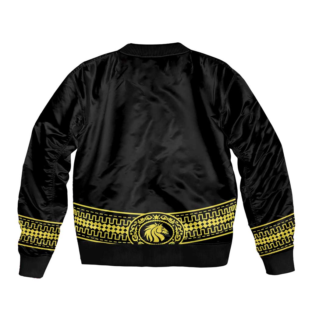 Mexican Charro Suit Stylized Bomber Jacket Cinco de Mayo Costume