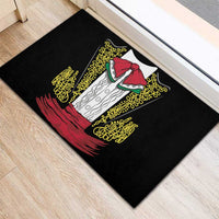 Mexican Charro Suit Stylized Rubber Doormat Cinco de Mayo Costume