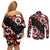 Canada National Indigenous Peoples Day 2024 Couples Matching Off Shoulder Short Dress and Long Sleeve Button Shirt Haida Pattern - Wonder Print Shop