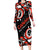 Canada National Indigenous Peoples Day 2024 Long Sleeve Bodycon Dress Haida Pattern - Wonder Print Shop