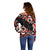 Canada National Indigenous Peoples Day 2024 Off Shoulder Sweater Haida Pattern - Wonder Print Shop