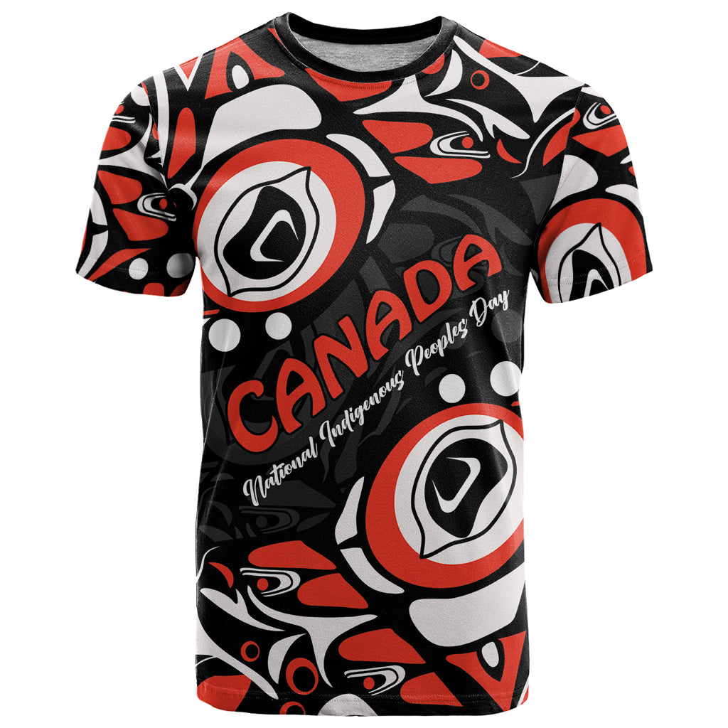 Canada National Indigenous Peoples Day 2024 T Shirt Haida Pattern