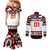 Canada Hockey 2024 Couples Matching Mermaid Dress and Long Sleeve Button Shirt Haida Maple Leaf