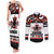 Canada Hockey 2024 Couples Matching Tank Maxi Dress and Long Sleeve Button Shirt Haida Maple Leaf - Wonder Print Shop