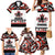 Canada Hockey 2024 Family Matching Mermaid Dress and Hawaiian Shirt Haida Maple Leaf - Wonder Print Shop