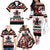 Canada Hockey 2024 Family Matching Off The Shoulder Long Sleeve Dress and Hawaiian Shirt Haida Maple Leaf - Wonder Print Shop